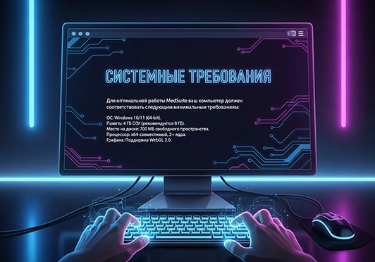 Иллюстрация системных требований MedSuite